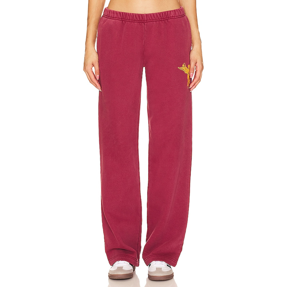 Champion Red Reverse Weave Flare Sweatpants Size S